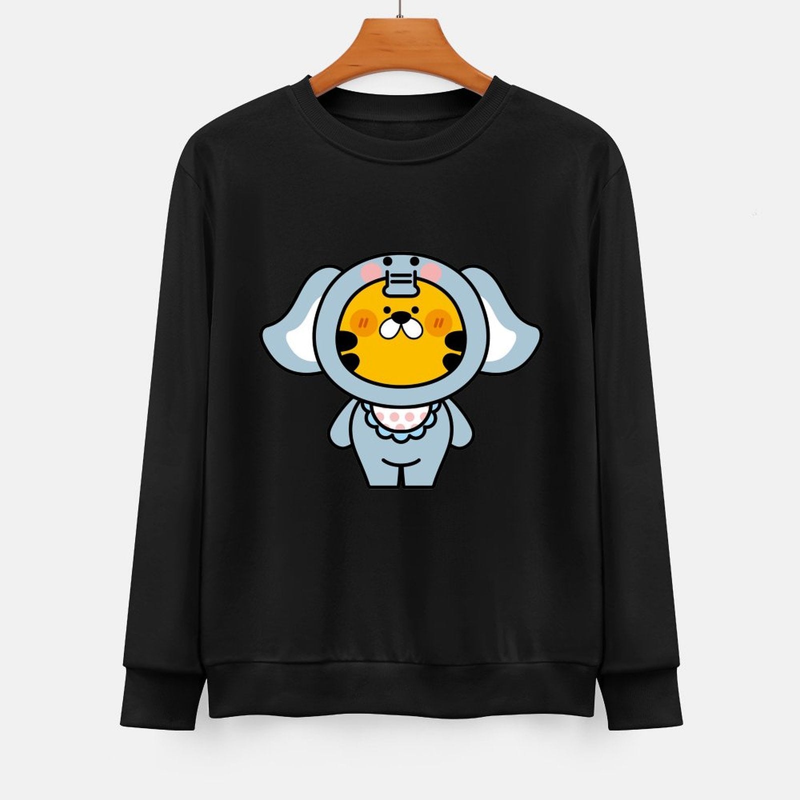 Front Patterned Long Sleeve TopComfortFit ActiveLine